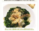 めんつゆで簡単★ほうれん草のおひたし♬作り方10写真