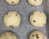手ごね☆発酵1回☆チョコチップパン作り方10写真