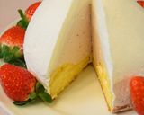ストロベリー☆チーズムースのドームケーキ作り方18写真