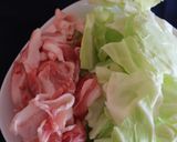 豚とキャベツのブルコギ돼지양배추불고기。作り方1写真