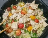 炊飯器で鶏肉のパエリア作り方2写真