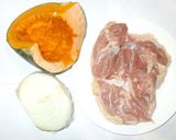 鶏もも肉の蒸し焼き♪カボチャのマリネと作り方1写真