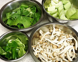 簡単♬豚こまと青梗菜のオイスター炒め作り方3写真