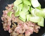 簡単♬豚こまと青梗菜のオイスター炒め作り方5写真