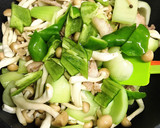 簡単♬豚こまと青梗菜のオイスター炒め作り方6写真