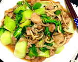 簡単♬豚こまと青梗菜のオイスター炒め作り方9写真