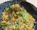 釜揚げしらすとレタスの香ばしチャーハン♡作り方7写真