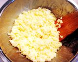 マヨ卵チャーハン♡豚肉の甘辛炒めのせ♡作り方1写真