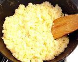 マヨ卵チャーハン♡豚肉の甘辛炒めのせ♡作り方2写真