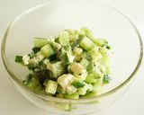 きゅうりとクリームチーズのペッパー和え作り方3写真