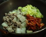 沖縄そばで豚キム焼きそば作り方1写真