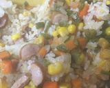 男の休日クッキング☆焦がしオムライス作り方6写真