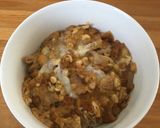 昼飯に☆卵とじ豚丼★天とじ風〜作り方5写真