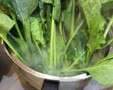 我が家の常備菜〜ほうれん草の胡麻和え。作り方2写真