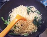 アコヤ貝の貝柱と小松菜のパスタ作り方5写真