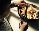 簡単パンのミミピザ作り方1写真