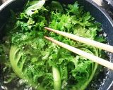 わさび菜のおひたし作り方4写真