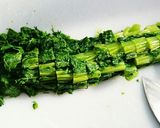 わさび菜のおひたし作り方9写真