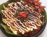 満腹ヘルシー♡長芋もやしのお好み焼き風作り方5写真