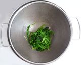 ほうれん草と塩豆腐のリゾット作り方5写真