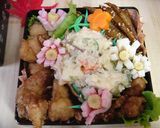 秋の森　まっくろくろすけ弁当（キャラ弁）作り方4写真