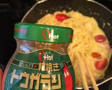 サーモンの味噌クリームうどん♡パスタ作り方11写真
