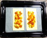 パイシートで林檎と柿のカスタードパイ♪作り方3写真