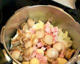 ぱぱっと！ホタテと白菜のクリームシチュー作り方2写真