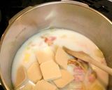 ぱぱっと！ホタテと白菜のクリームシチュー作り方3写真