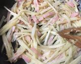 ガーリック醤油味のじゃがいもチーズ焼き♡作り方5写真