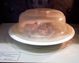 レンジで簡単♪さば缶しめじのキムチ卵とじ作り方4写真