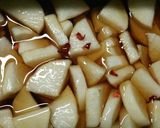 ピリ辛☆大根のしょうゆ漬作り方4写真