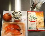 鮭とトマトのチーズリゾット!作り方1写真