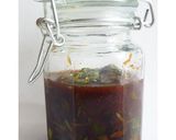 大葉にんにく醤油漬けと胡麻のおにぎり作り方3写真