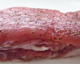 薄切り豚肉を重ねてミルフィーユとんかつ作り方2写真