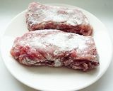 薄切り豚肉を重ねてミルフィーユとんかつ作り方3写真