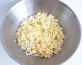 焦がしねぎとしめじのチャーハン作り方1写真