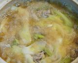 大根おろしたっぷり、豚バラ肉の雪見鍋作り方5写真