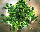 ほうれん草のオリーブオイル醤油和え♪作り方3写真