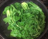 大根葉のクリーム煮作り方1写真