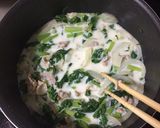 大根葉のクリーム煮作り方5写真