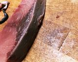 燻製にした天然ブリのオリーブオイル漬作り方1写真