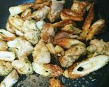 鶏肉とちくわの磯辺焼き作り方3写真