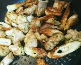 鶏肉とちくわの磯辺焼き作り方3写真