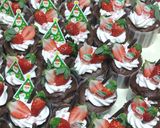 チョコシフォンのクリスマスケーキ!作り方17写真