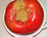 グリルフルーツ　柿の丸焼き　グランシェフ作り方1写真