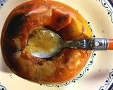 グリルフルーツ　柿の丸焼き　グランシェフ作り方4写真