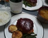 ワインに合う♪肉々しいハンバーグ作り方12写真