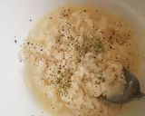 簡単シンプル チーズリゾット風作り方5写真