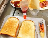 簡単・6枚切り食パン朝サンドイッチ作り方4写真